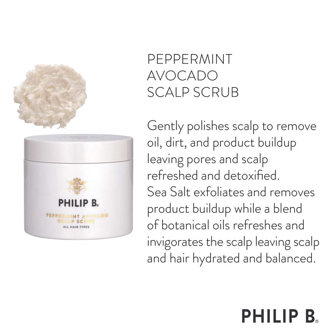 Philip B Peppermint Avocado Scalp Scrub style image