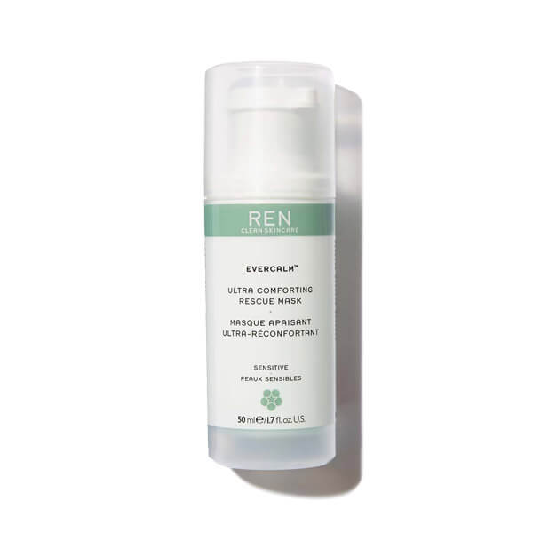 Ren Clean Skincare EverCalm Ultra Comforting Rescue Mask Camera Ready Cosmetics