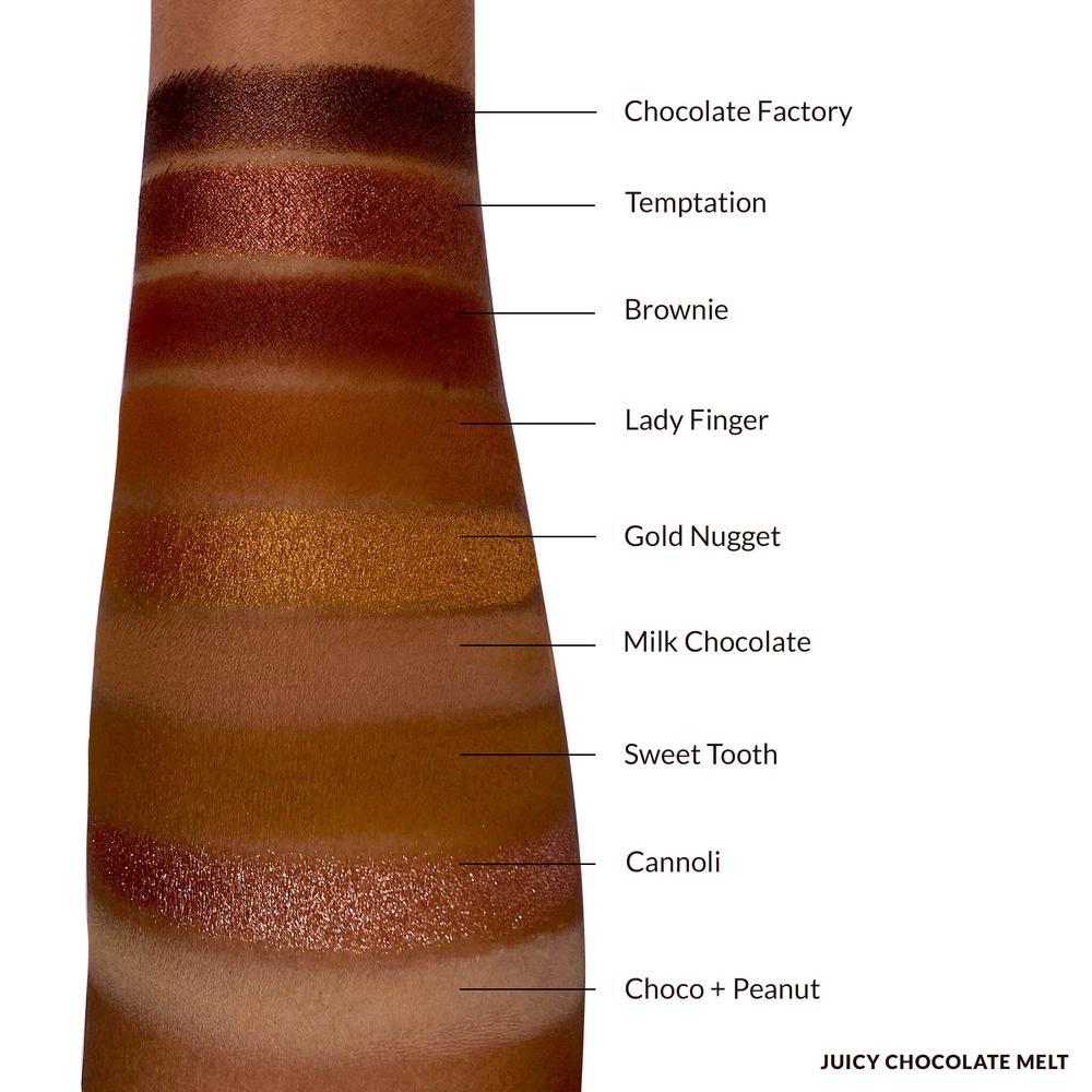 KimChi Chic Beauty Juicy Nine Eyeshadow Palette - 04 Juicy Chocolate Melt style image