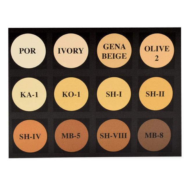 RCMA Foundation/Concealer VK Palette # 10, Makeup for Professionals