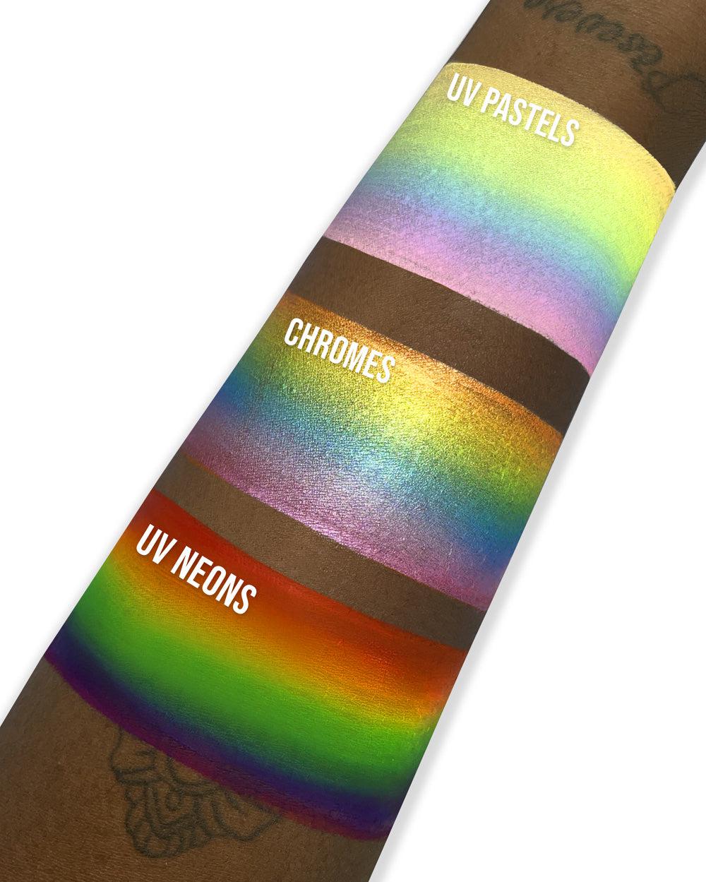 Gavissi UV Pastel Rainbow 6 Color Split Liner style image