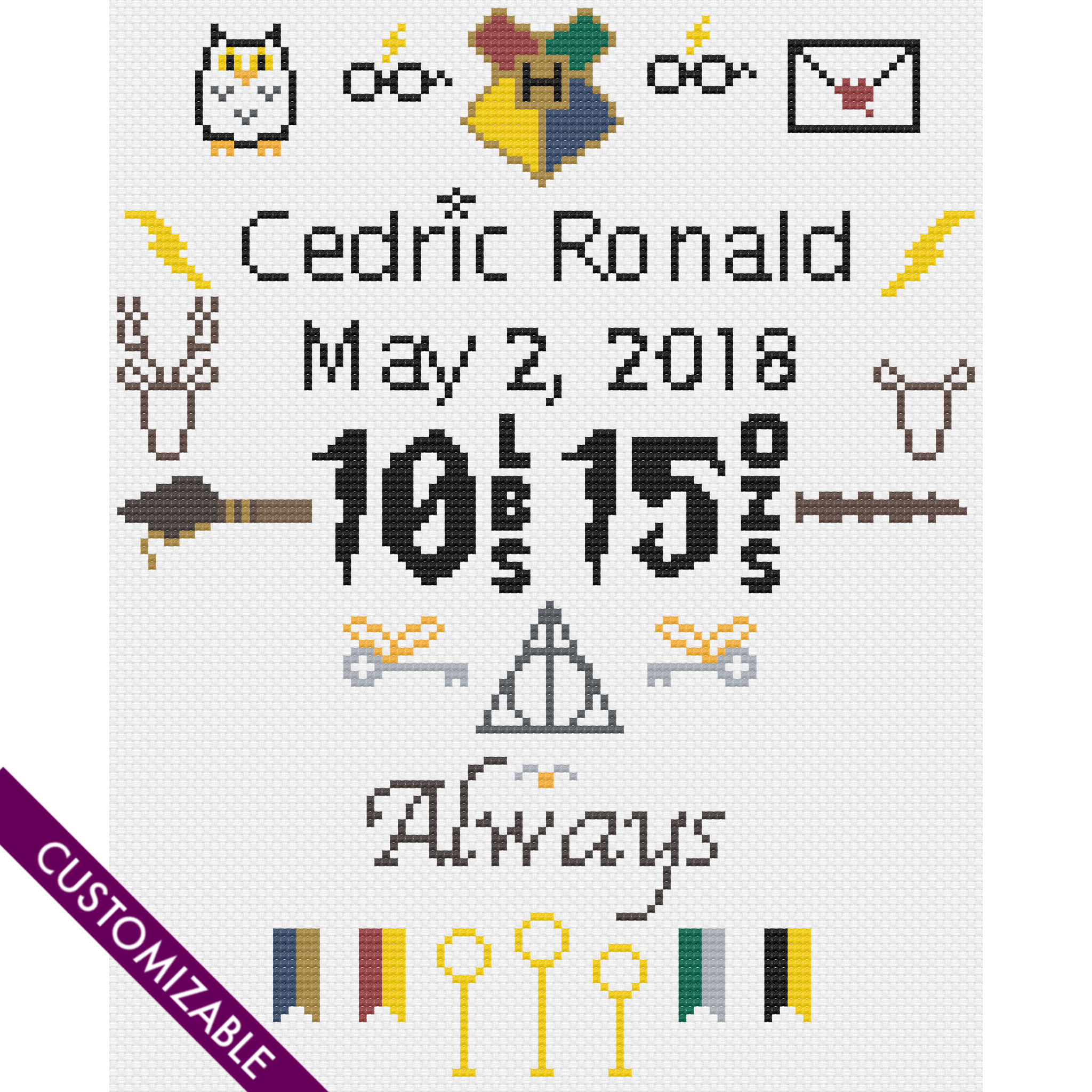 Baby Announcement Cross Stitch - Cross Stitch Patterns