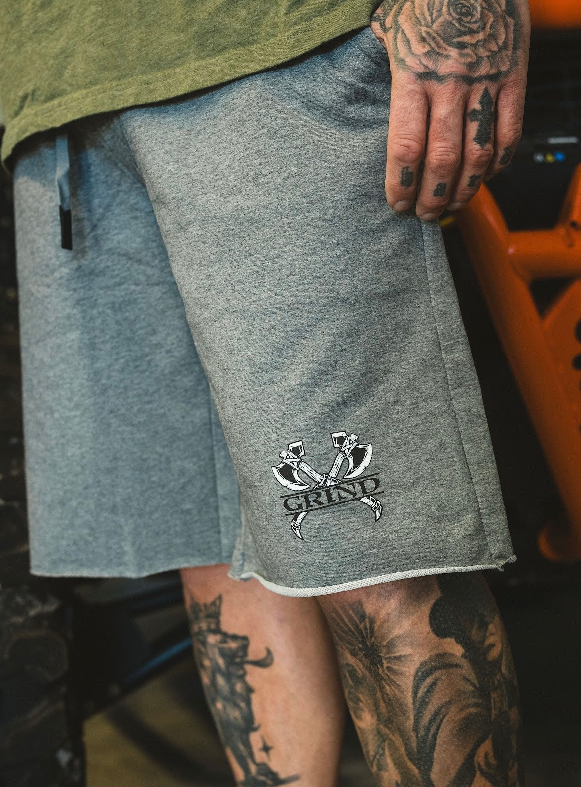 Classic Grind Shorts - OD Green - Axes