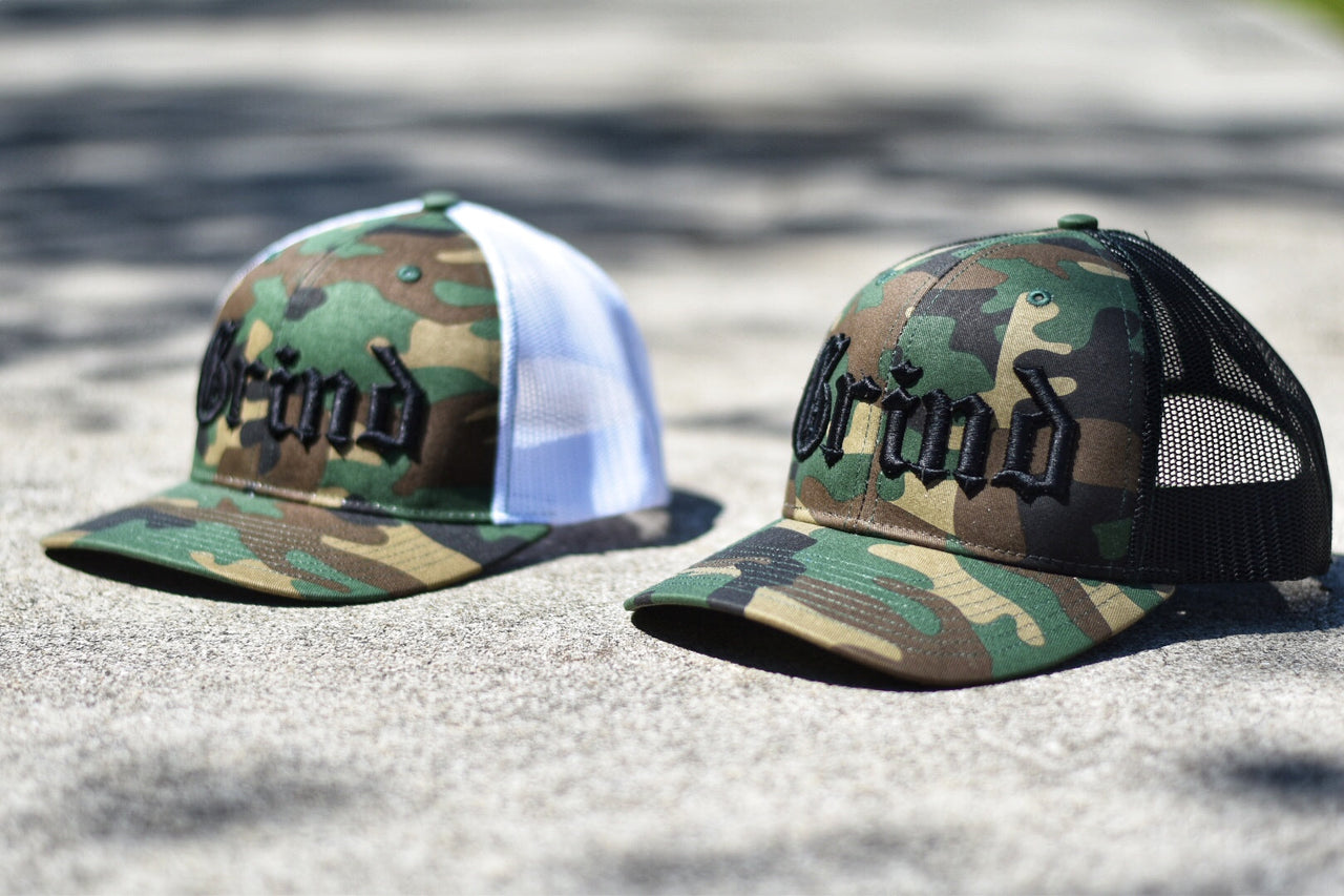 Camo Retro Tropic Trucker Snapbacks