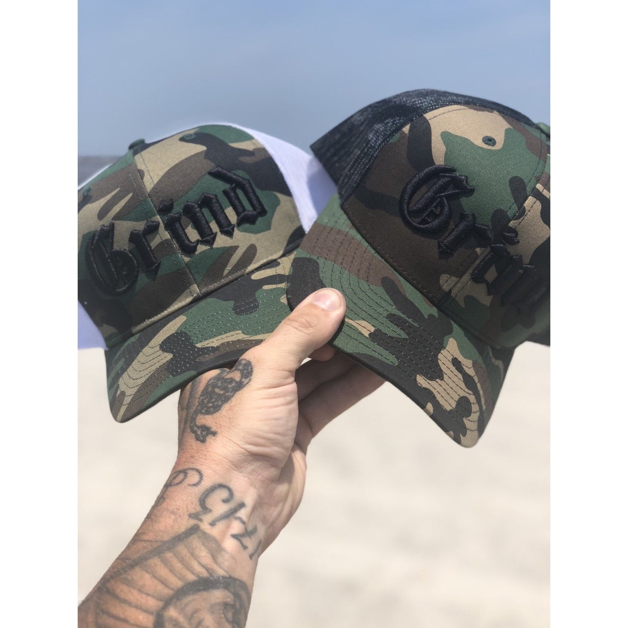 Tropic Camo Retro Snapbacks Trucker