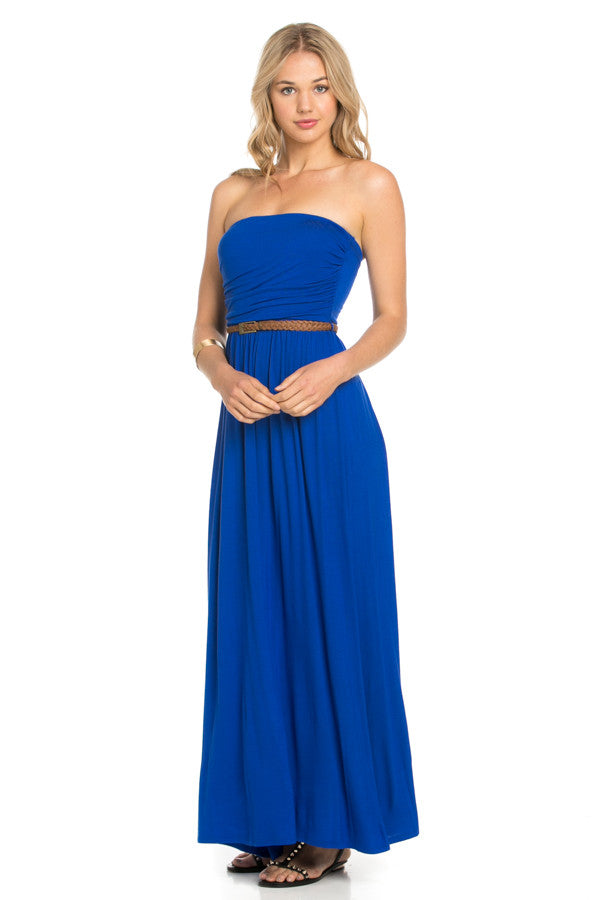 tube top maxi dress