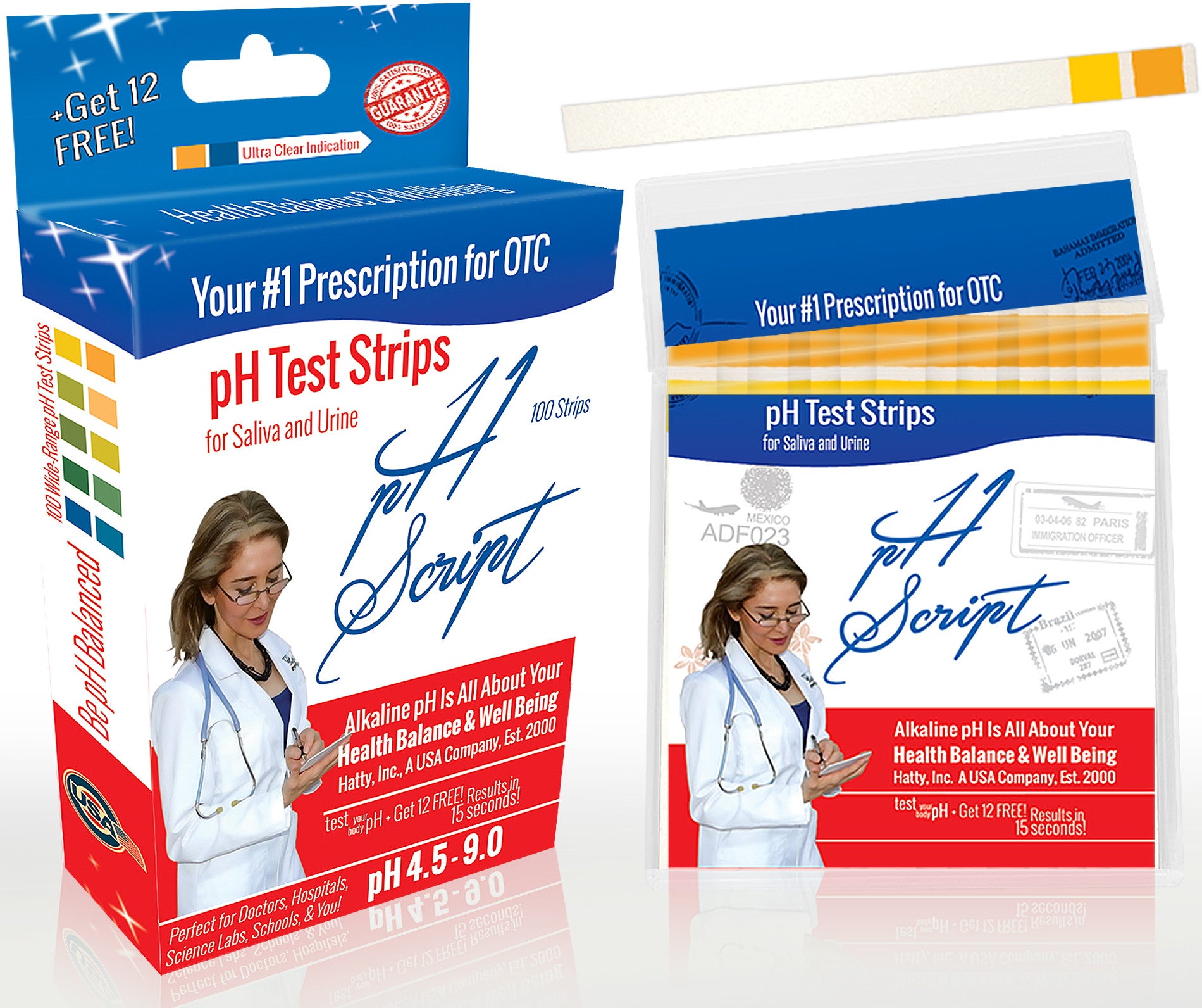 pH AccuCheck Test Strips