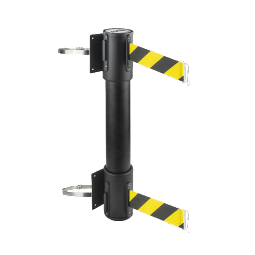 WallMaster Twin with a clamp attachment to a pole