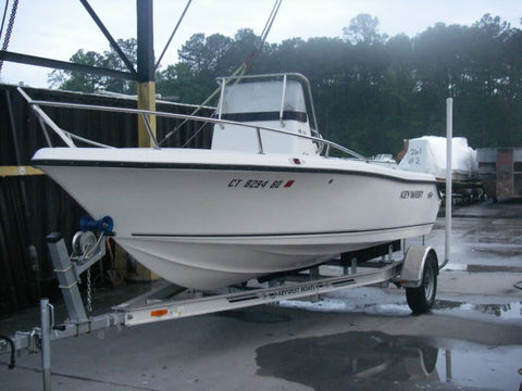 boat with bow rail no trolling motor