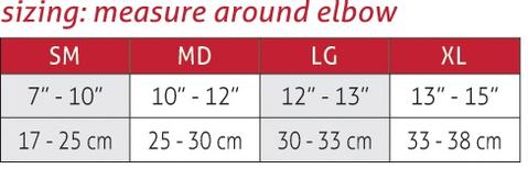 Products Mueller Elbow Sleeve Size Chart