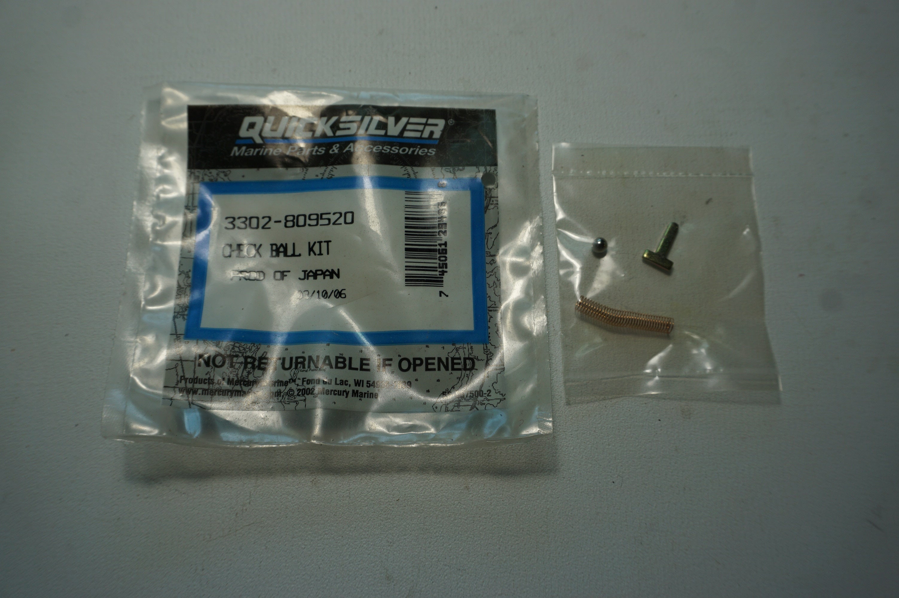 Quicksilver 3302-809520 Check Ball Kit | MARINESURPLUS.COM | Reviews on ...