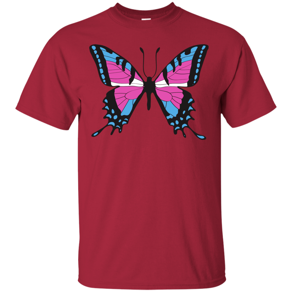 Trans Pride Butterfly Shirt | Unique Design Trans Pride Tshirt for ...