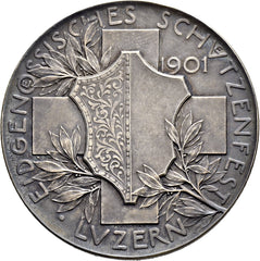 1901 Luzern Shooting Medal