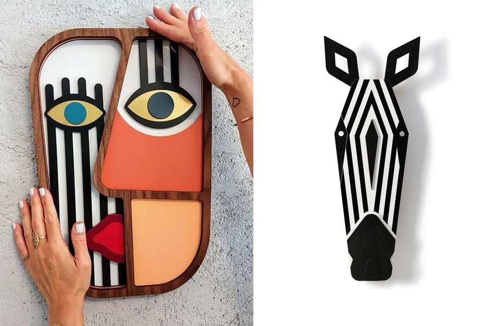 striped wall masks by umasqu wall decor