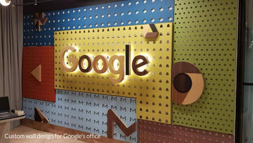 Google office wall design by Umasqu