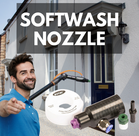 Softwash nozzle