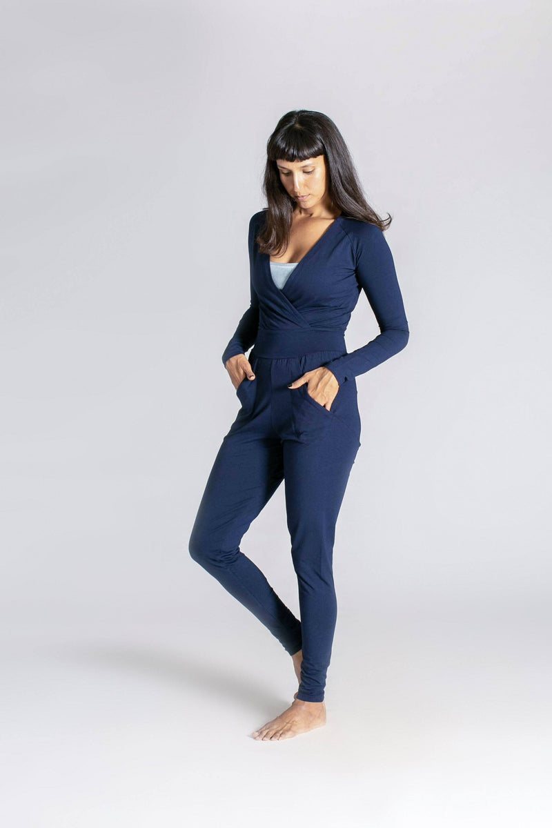 Long Sleeve Yoga Jumpsuit - rippleyogawear