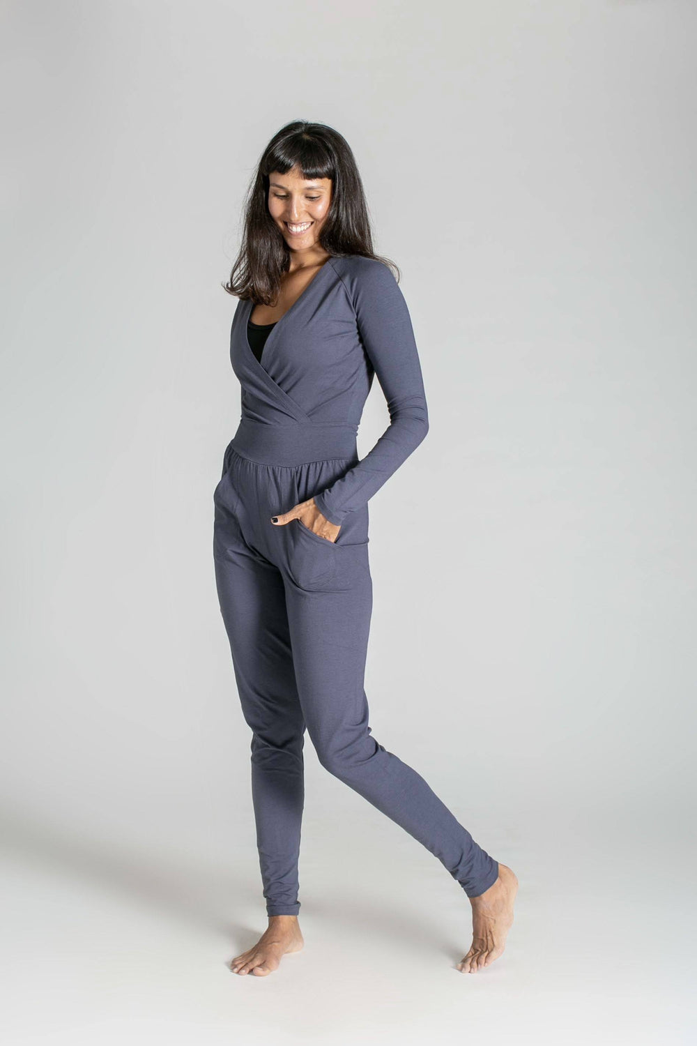 jumpsuit pants with sleeves