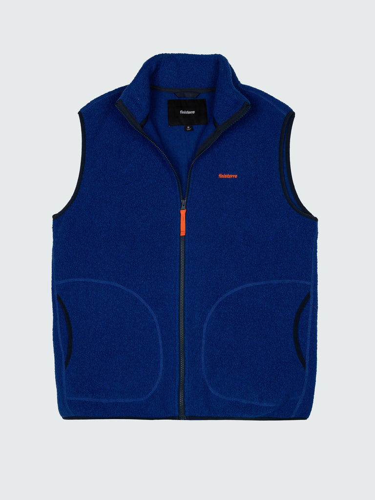 Men's Bolster Fleece Gilet in Navy | Finisterre