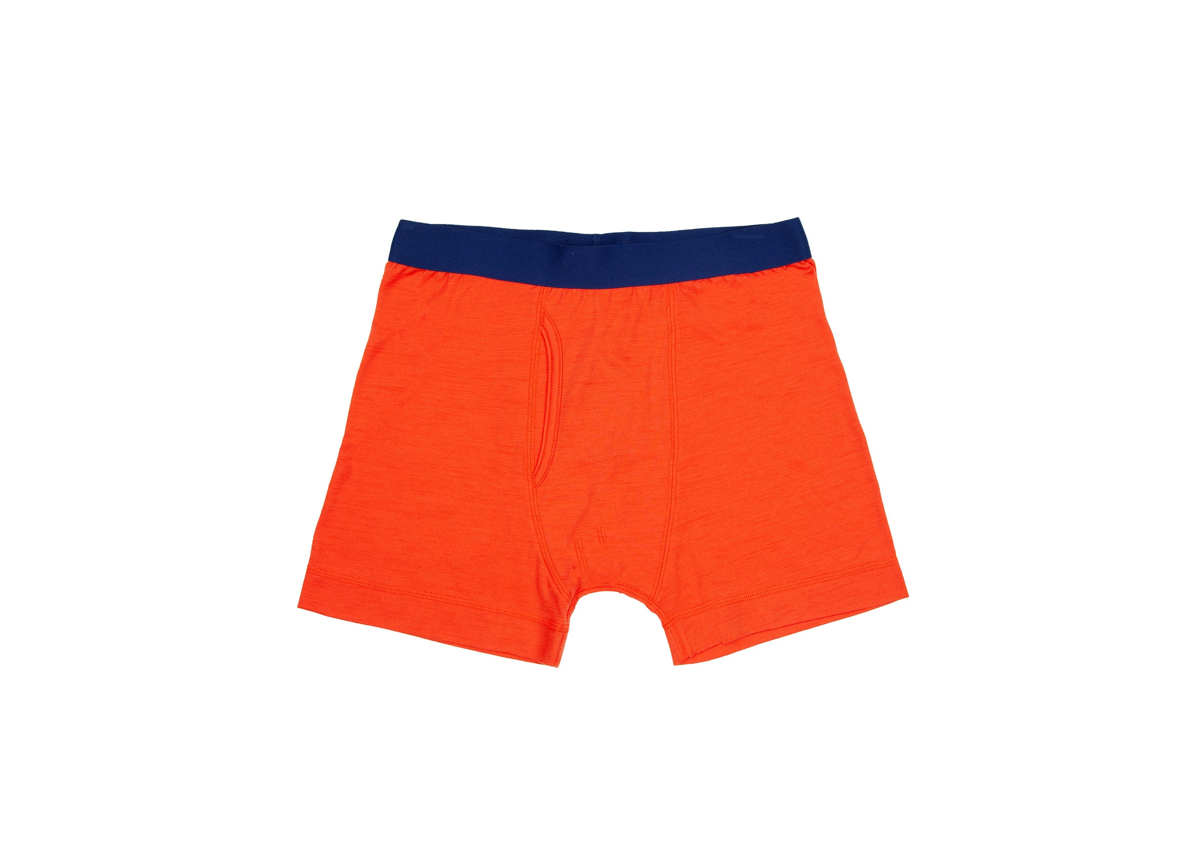 Men's Eddy Orange Merino Wool Boxer Shorts | Finisterre