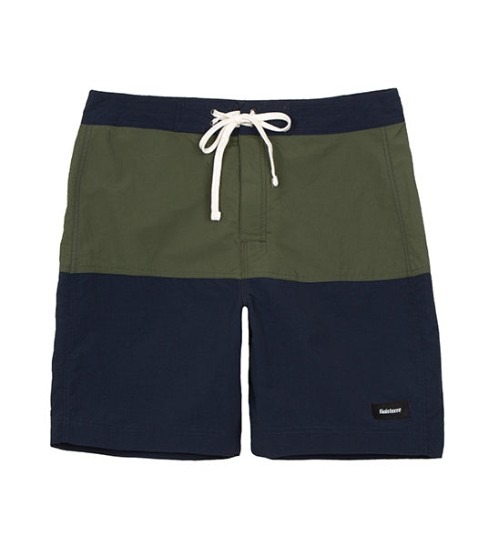 Men's Green Recycled Board Shorts - Badlands | Finisterre