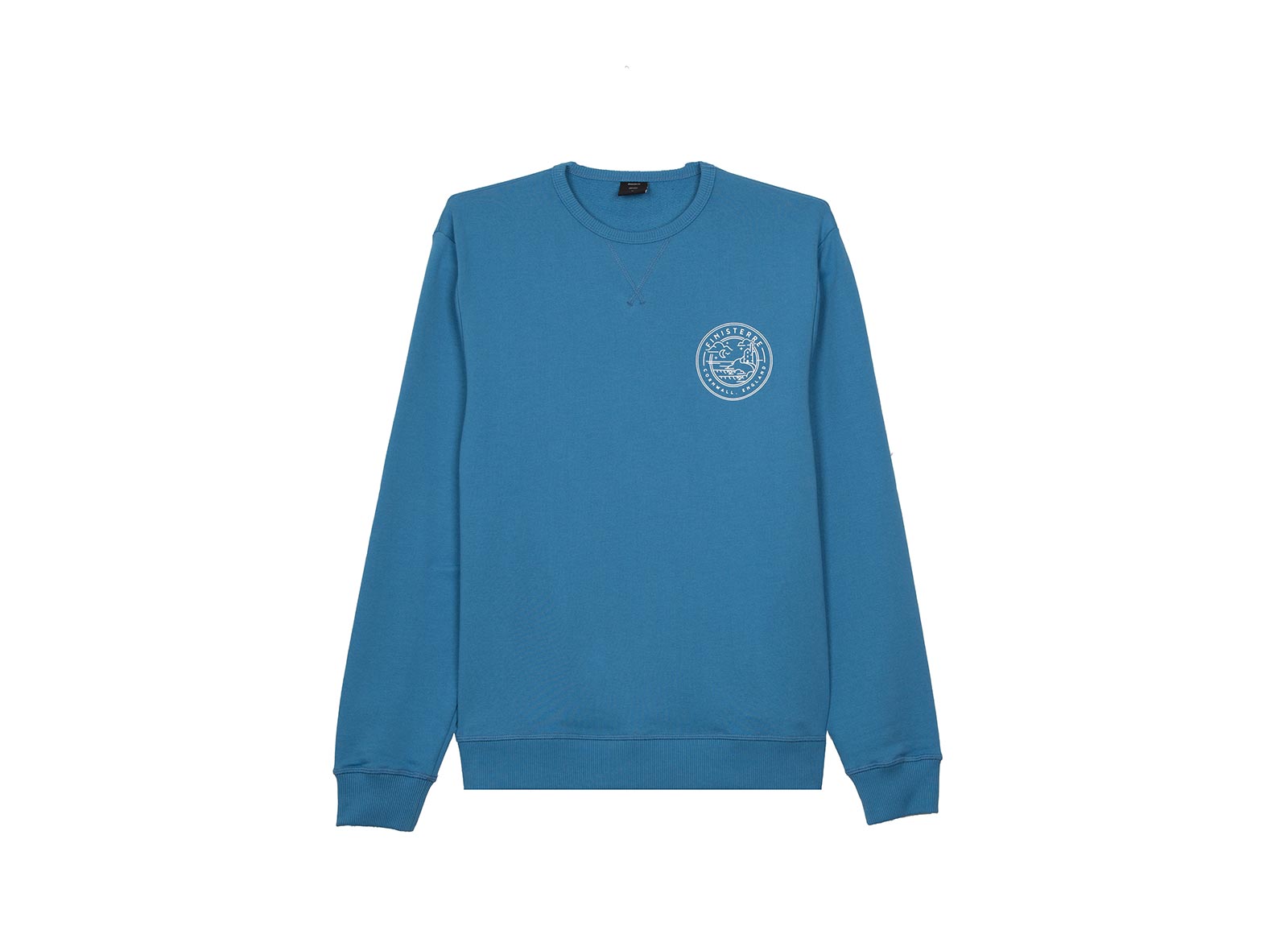 Men's Blue Organic Cotton Sweatshirt - Regan | Finisterre