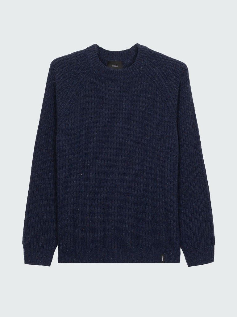 Men's Eddy Merino Wool Long Sleeve Base Layer in Navy