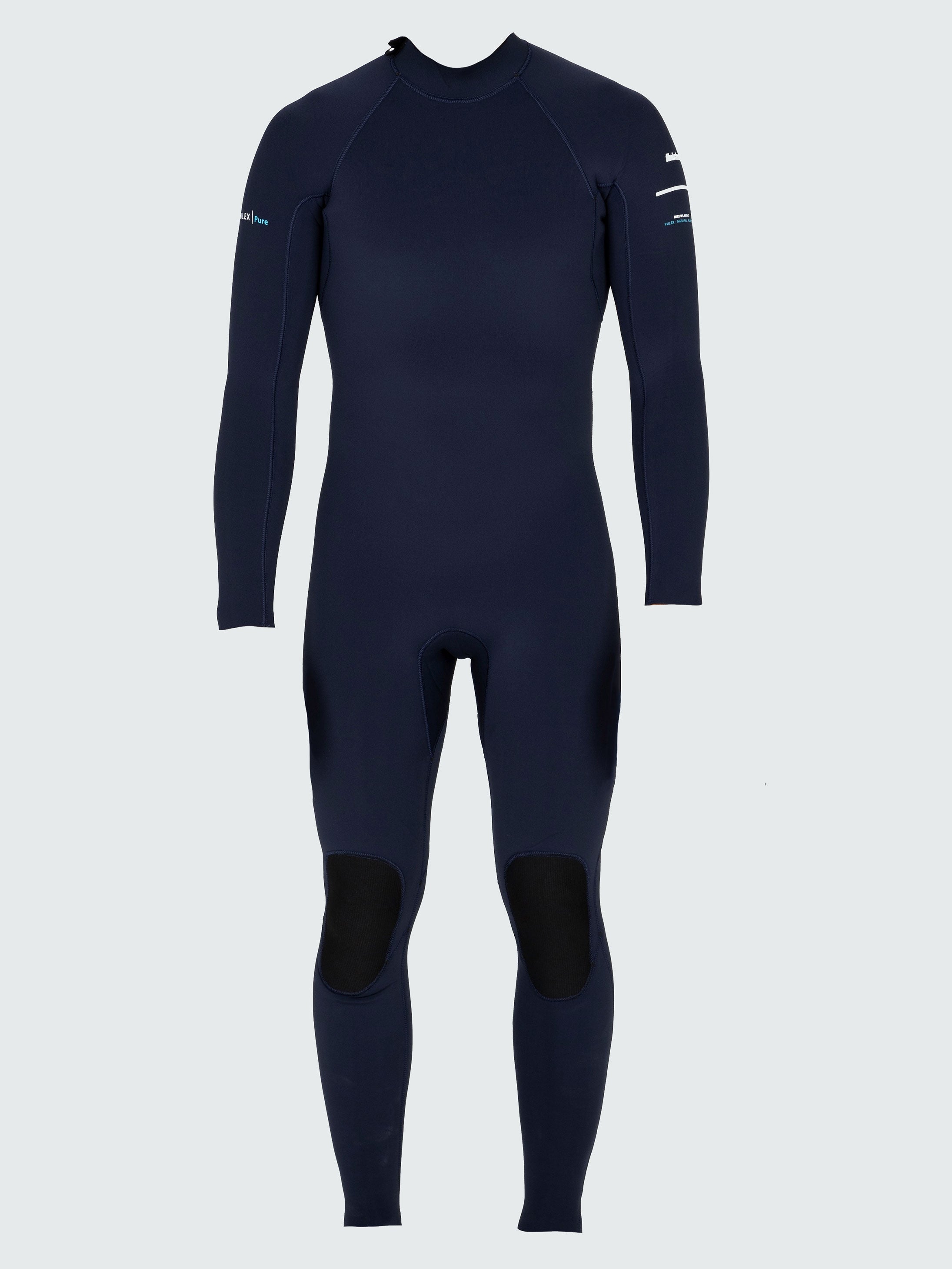 Men's Nieuwland 5s Yulex Hooded Wetsuit in Ink | Finisterre