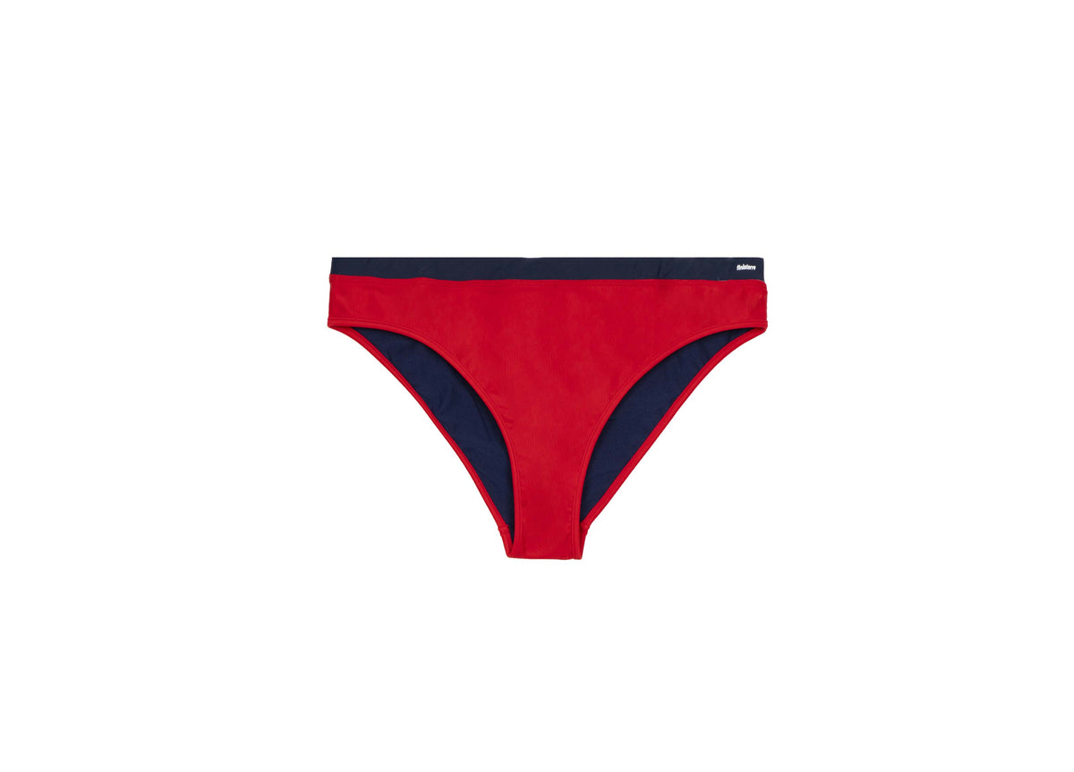 Women's Recycled Red Bikini Bottoms | Finisterre