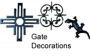 Gate hardware - gate decorations