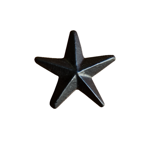 Rustic Star Clavos - 1-3/4" Diameter - Multiple Finishes Available - Sold Individually
