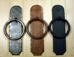 Black, oxidized, and unfinished Santa Fe-style ring pulls
