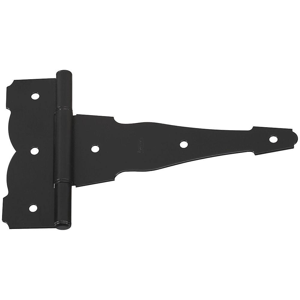 Arched T-hinge - heavy duty - black