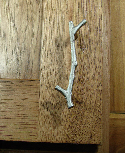 Twig Pulls For and drawers Satin Nickel Wild West Hardware