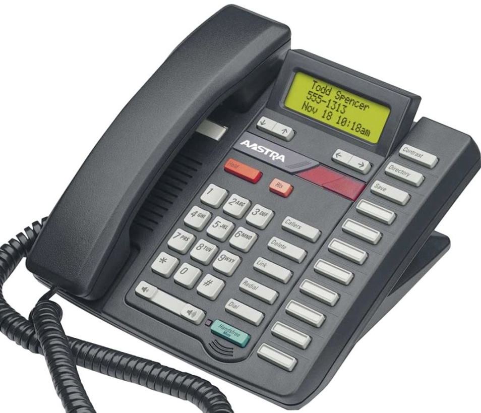 Aastra 9216 Multi Line Analog Black Desk Phone Refurbished