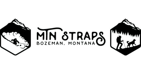 mtn straps mountain straps dog collar and leash logo