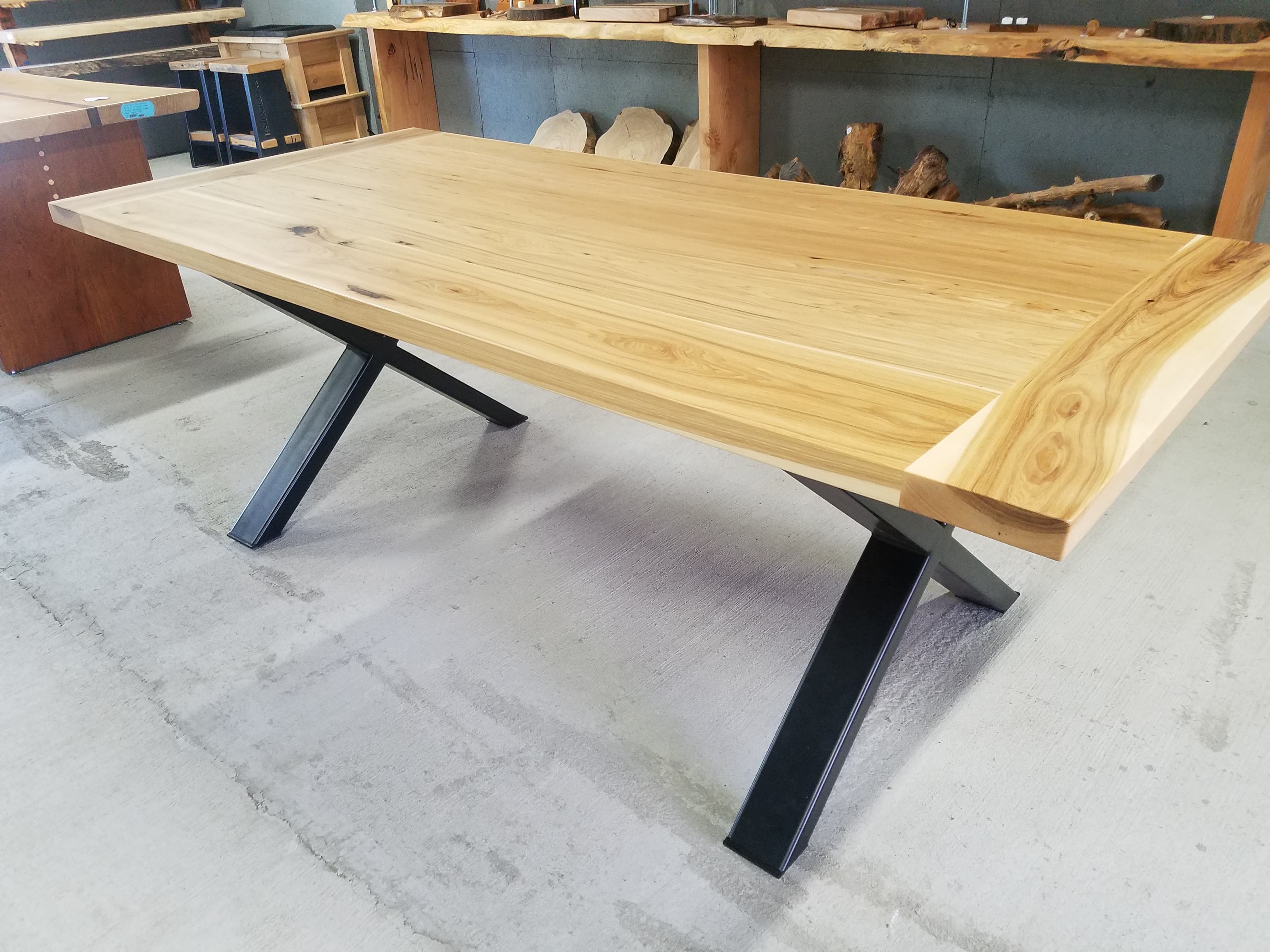 hickory dining room table