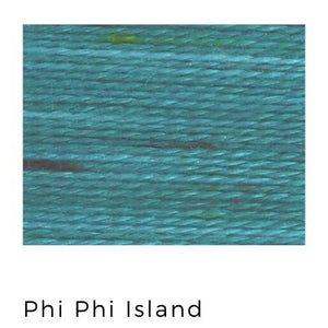 Phi Phi Island - Acorn Threads by Trailhead Yarns - 20 yds of 8 weight hand-dyed thread