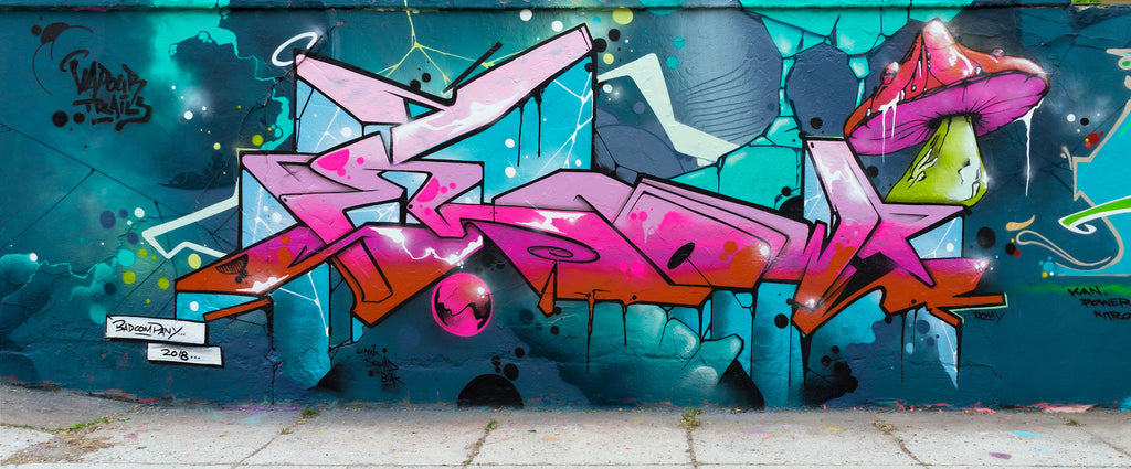 graffiti art urban wall piece colorfull mark126 flow 123klan best graffiti selection