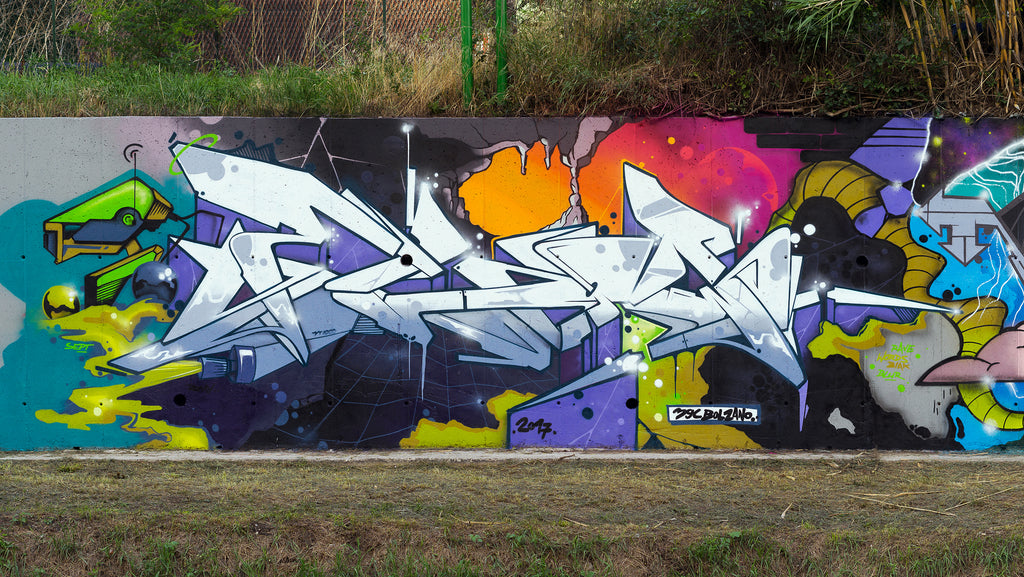 graffiti art urban wall piece colorfull mark126 flow 123klan best graffiti selection