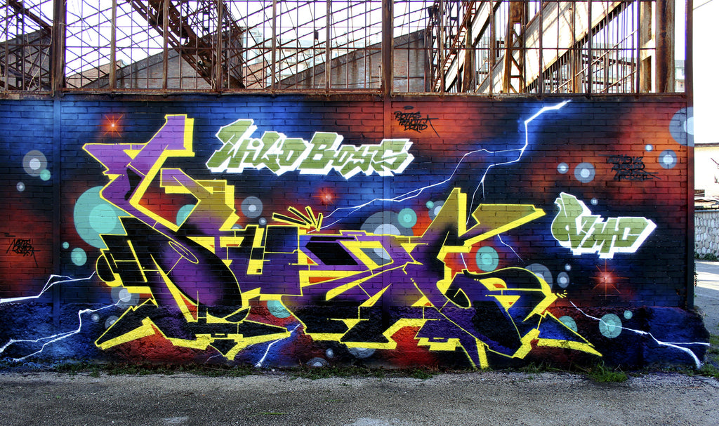 zeus40 bandit of the day graffiti wall colors graff 