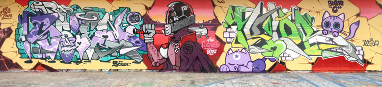 graffiti scien klor aiik sugar c 123klan 123kids montreal