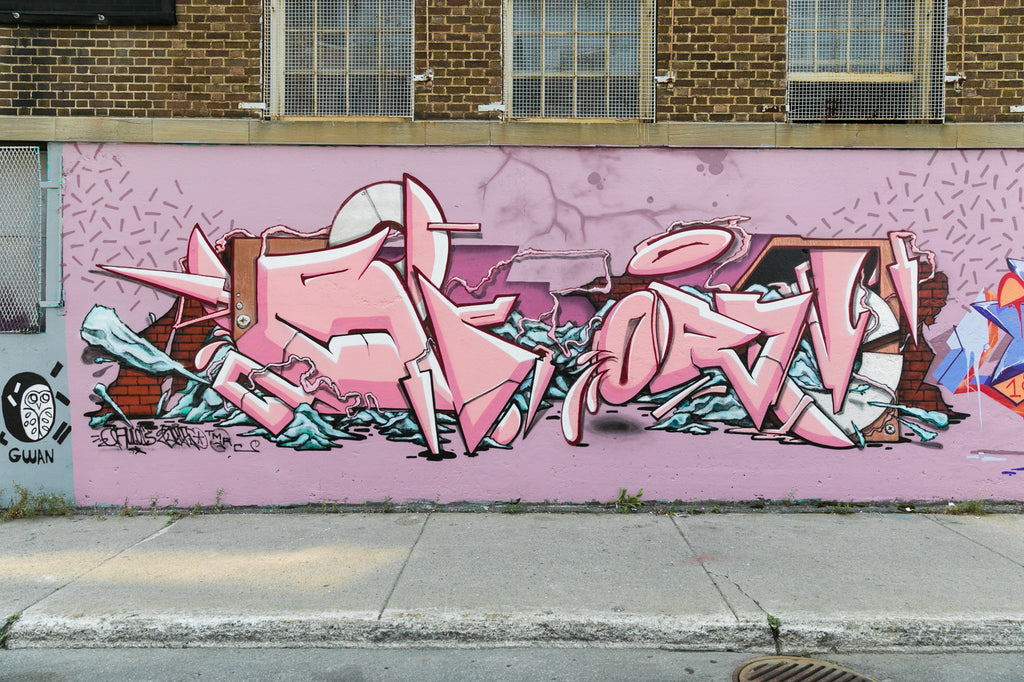 boporc bopor 123klan montreal graffiti urban art wall graff colors street art