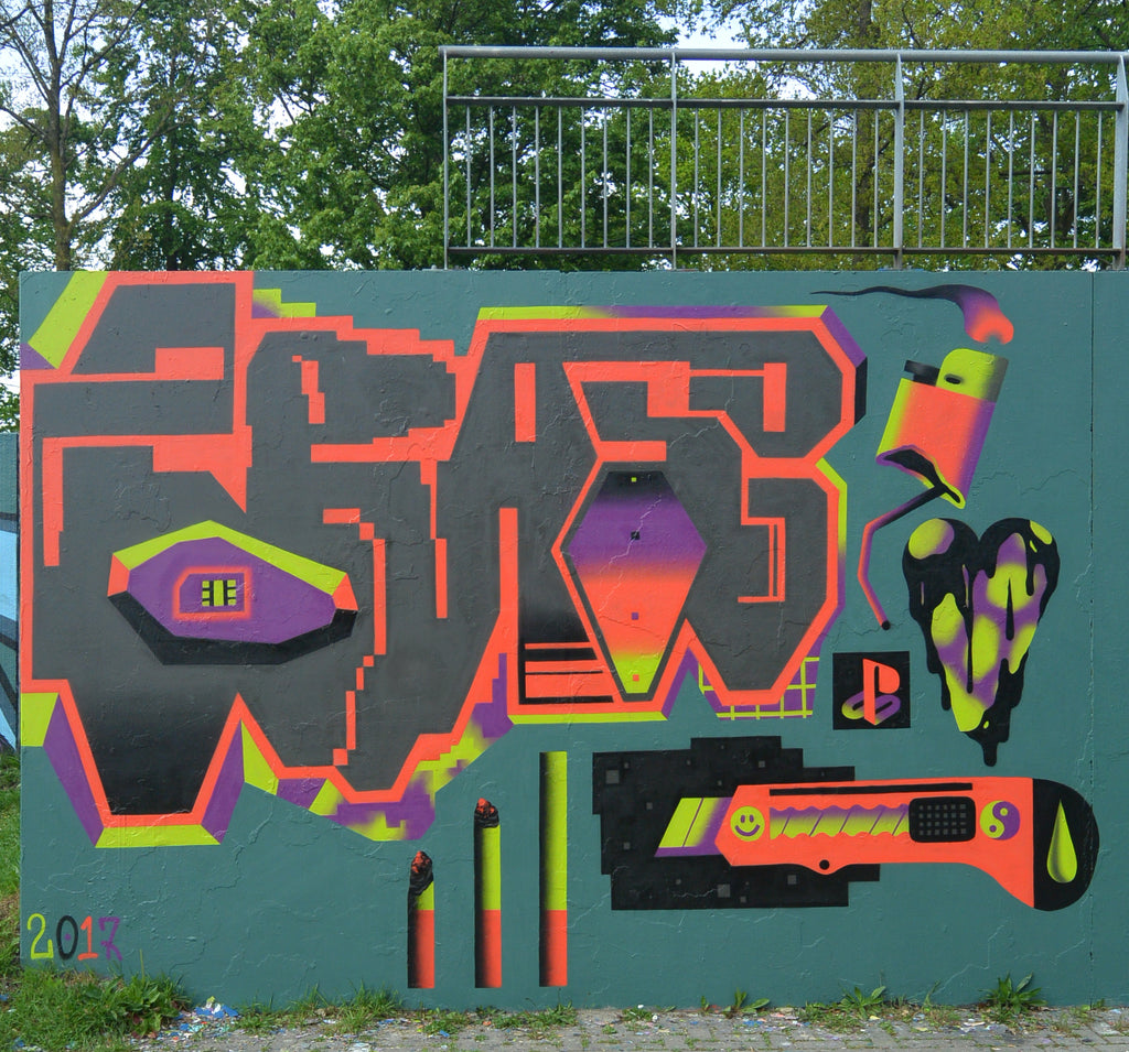  life  best mural selection by 123klan graffiti