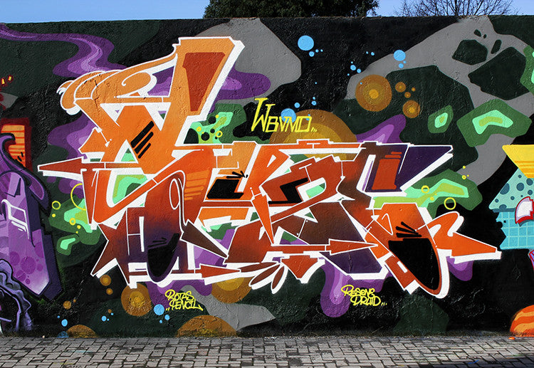 zeus40 wall graff art
