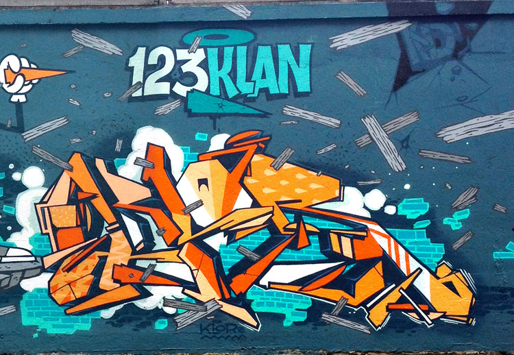 KLOR GRAFFITI 123KLAN FRANCE