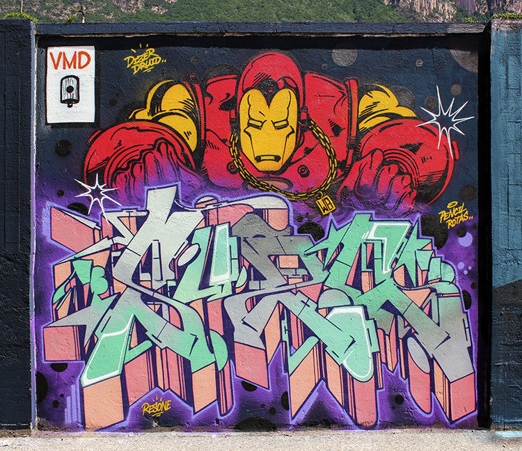 ironman graffiti marvel zeus40