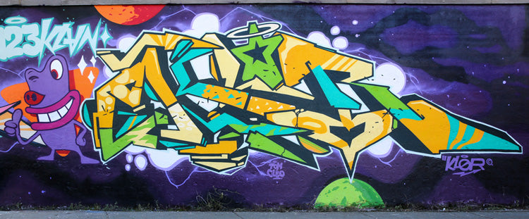 graffiti 123klan scien klor montreal clark