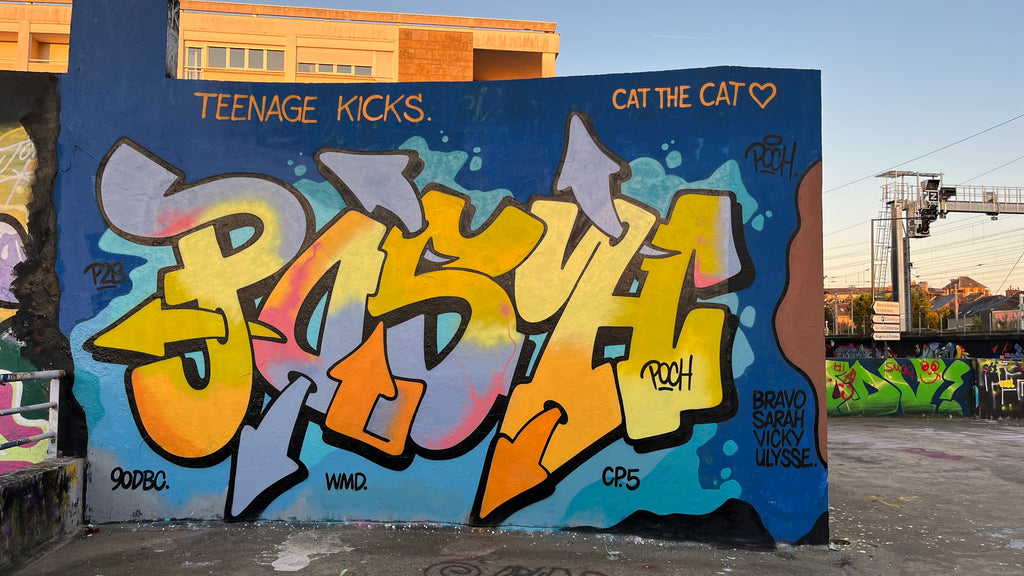 graffiti France Rennes teenage kicks 2023