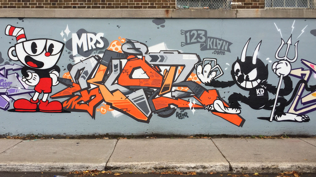 cuphead-123klan-scien-klor-aiik-graffiti-montana94-montreal-streetart-graffiti-art-graffitiwriting-mural-2